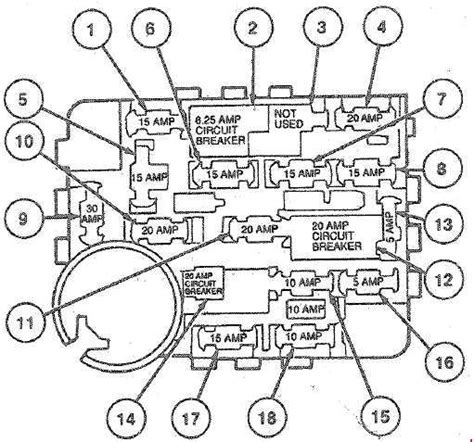 92 ford taurus power distribution box diagram|1985 Ford Taurus fuse box.